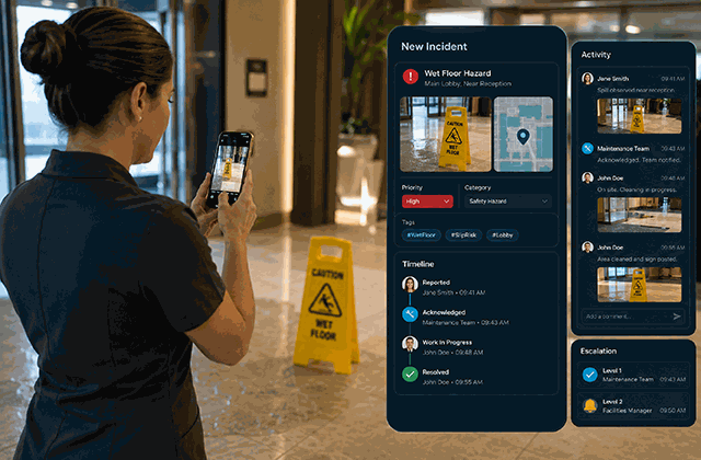 Incident reporting screenshot placeholder